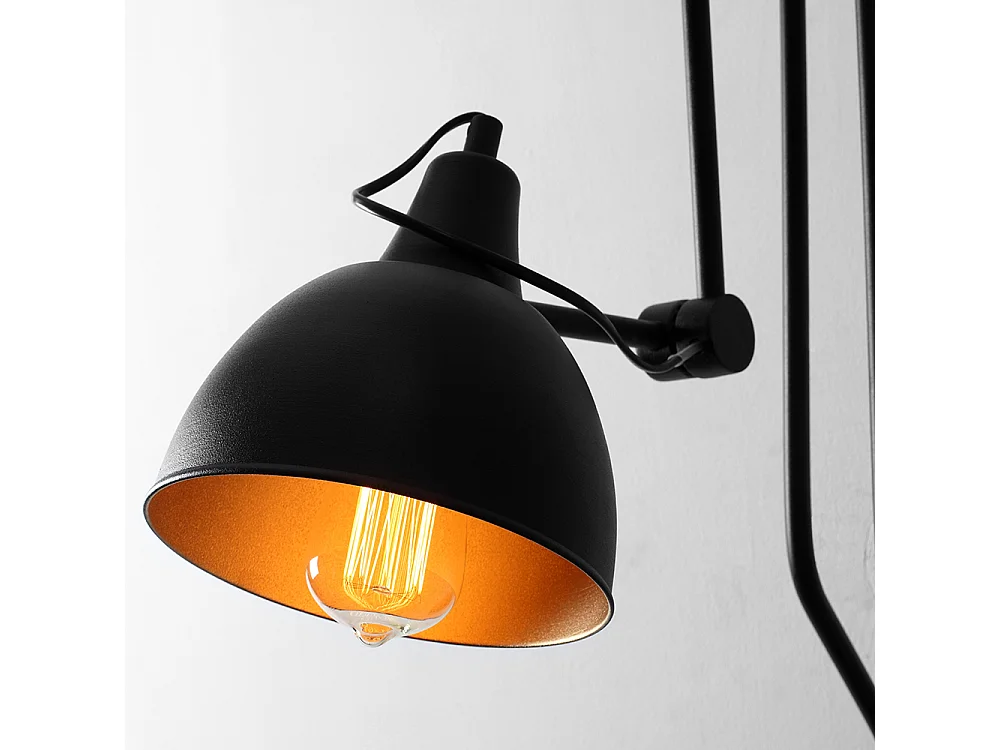 Applique murale noire Coben Wall 0,15 m