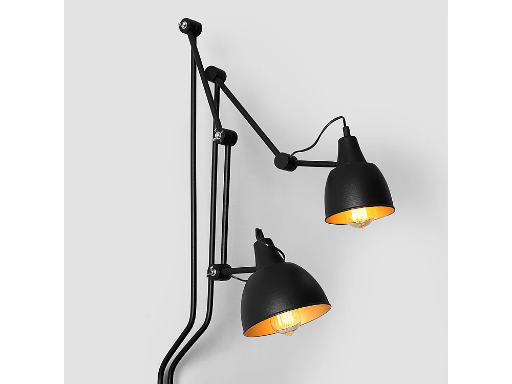 Applique murale noire Coben Wall 0,15 m