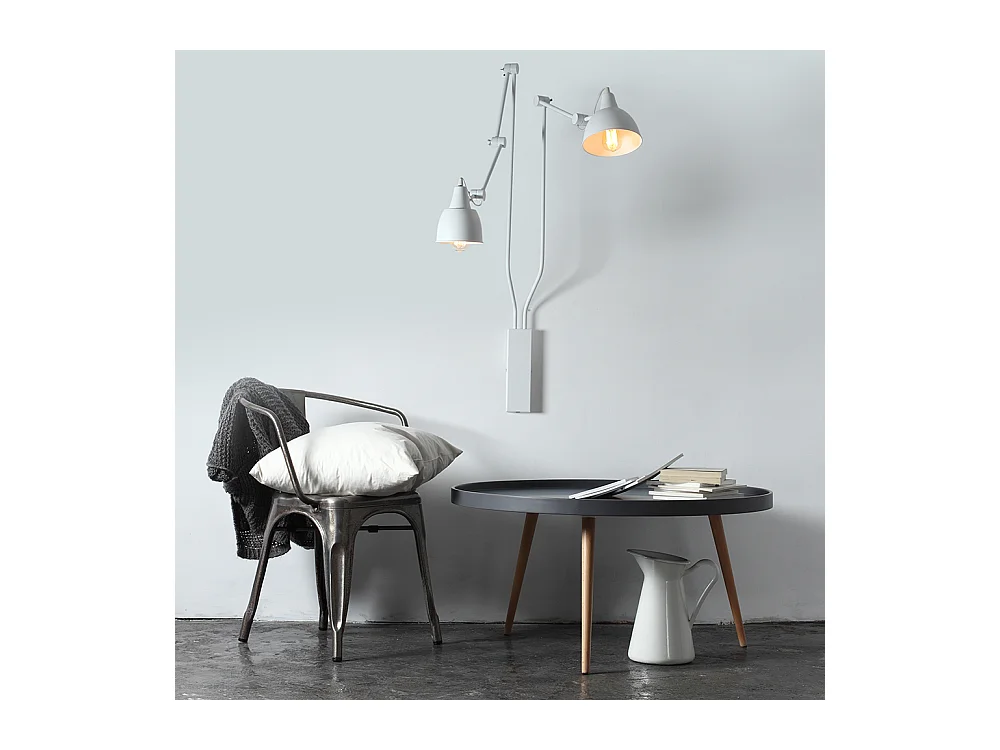 Wandleuchte weiß Coben Wandlampe 2