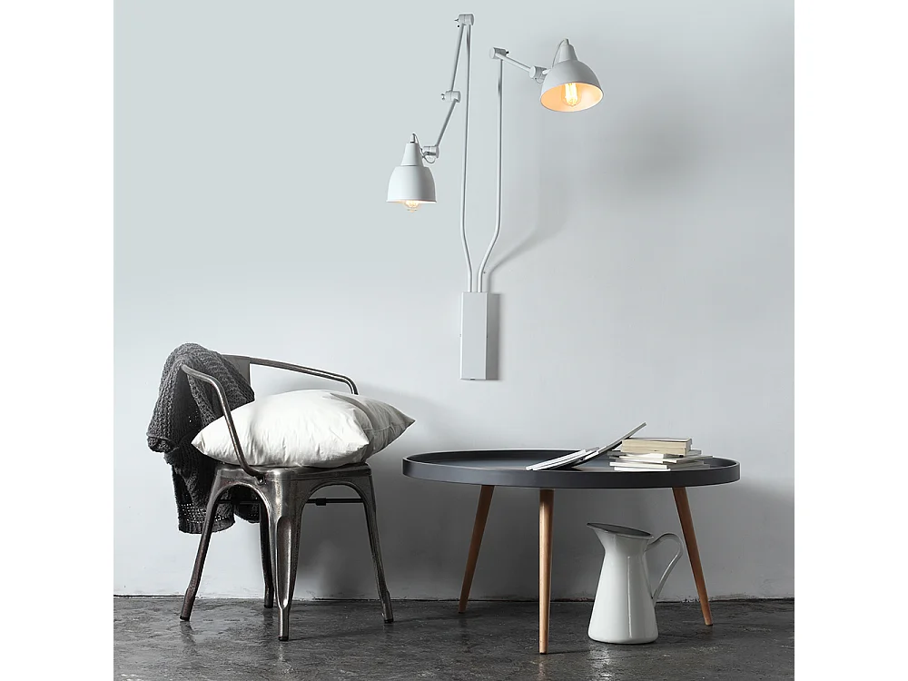 Applique murale blanche Coben murale 2