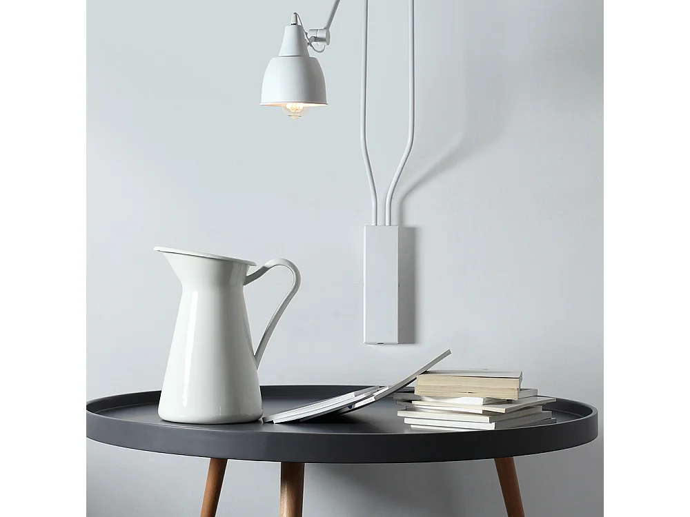 Applique murale blanche Coben murale 2