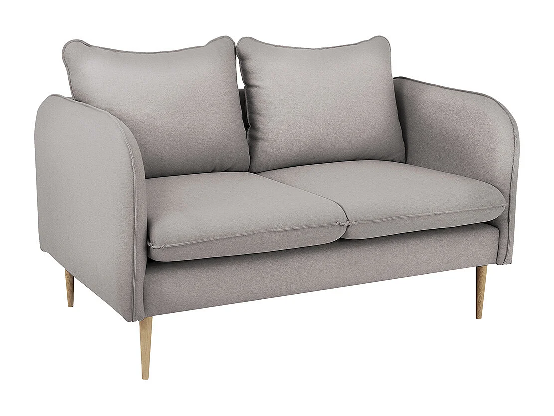 Sofa 0,89x1,45x0,9 m Stahl edles Holz