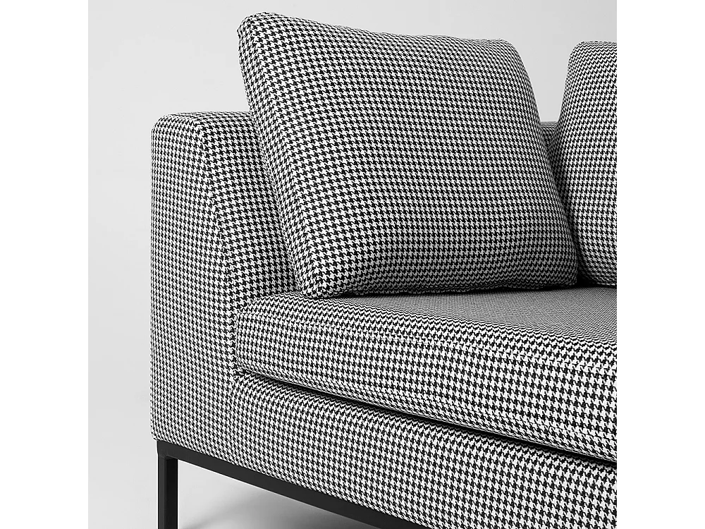 Sofá 0,98x1,71x0,69 m Preto Ambient ke700