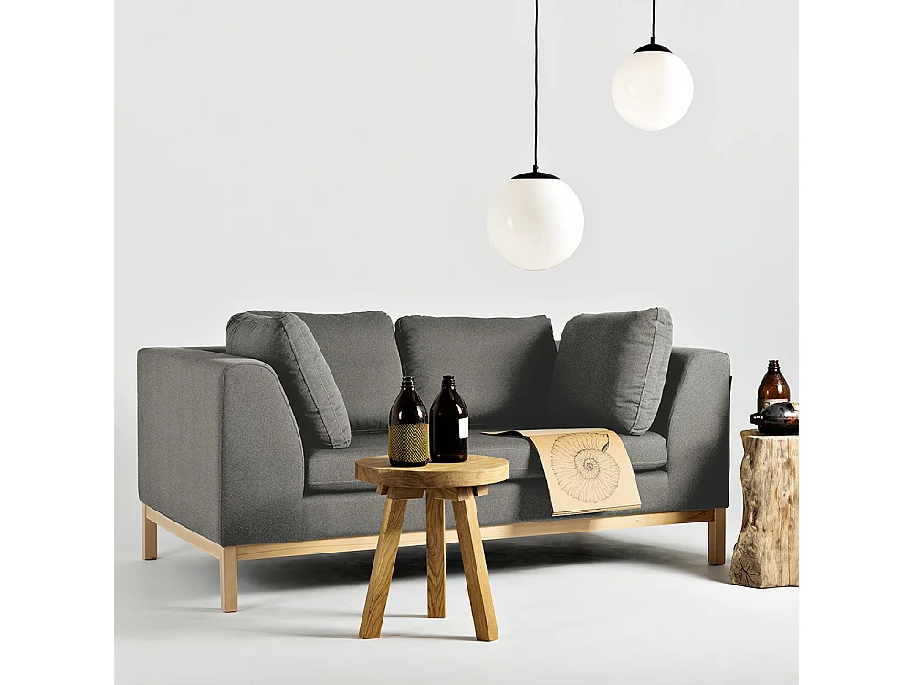 Bank 0,98x1,71x0,67 m natuurlijke ambient hout kwarc(ml84)