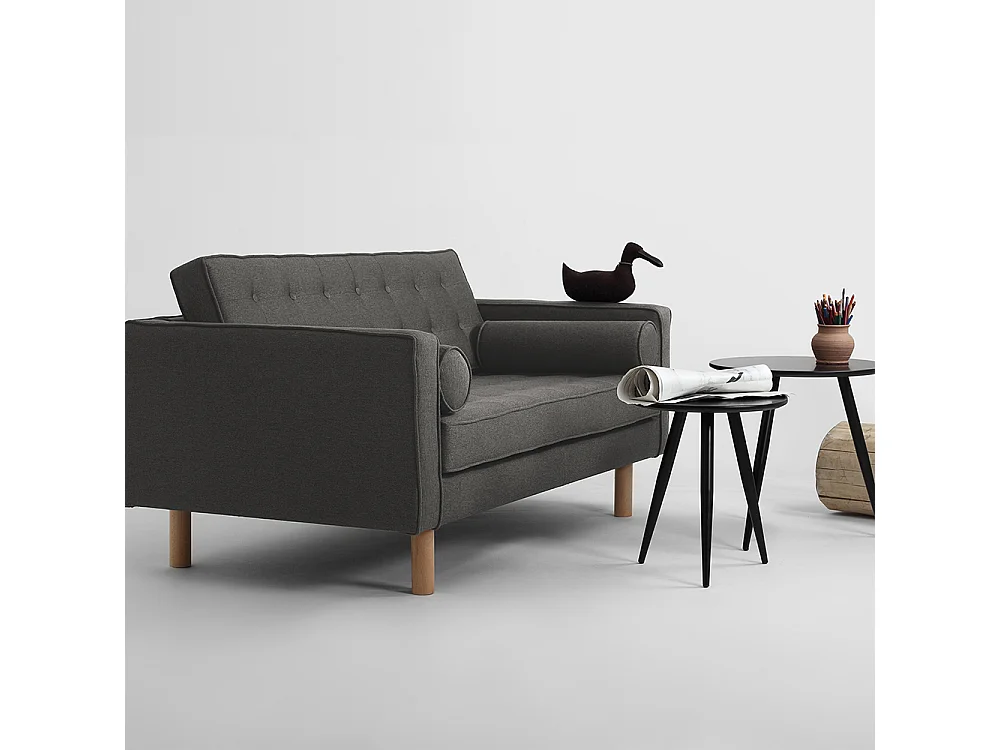 Sofa 88x162x80 cm Carbon Topic Holz