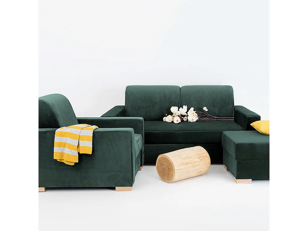 Bank 0,95x1,65x0,82 m avocado stabiel