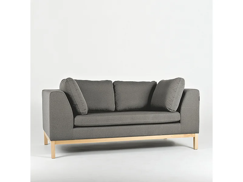 Schlafsofa 98x171x67 cm Grau Ambient Holz Kwarc ML84