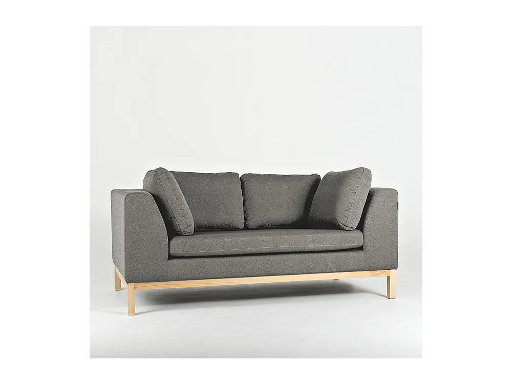 Schlafsofa 98x171x67 cm Grau Ambient Holz Kwarc ML84