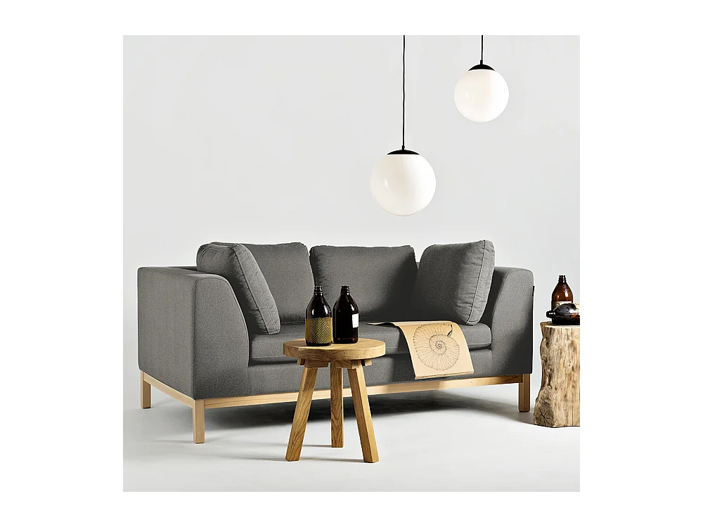 Schlafsofa 98x171x67 cm Grau Ambient Holz Kwarc ML84