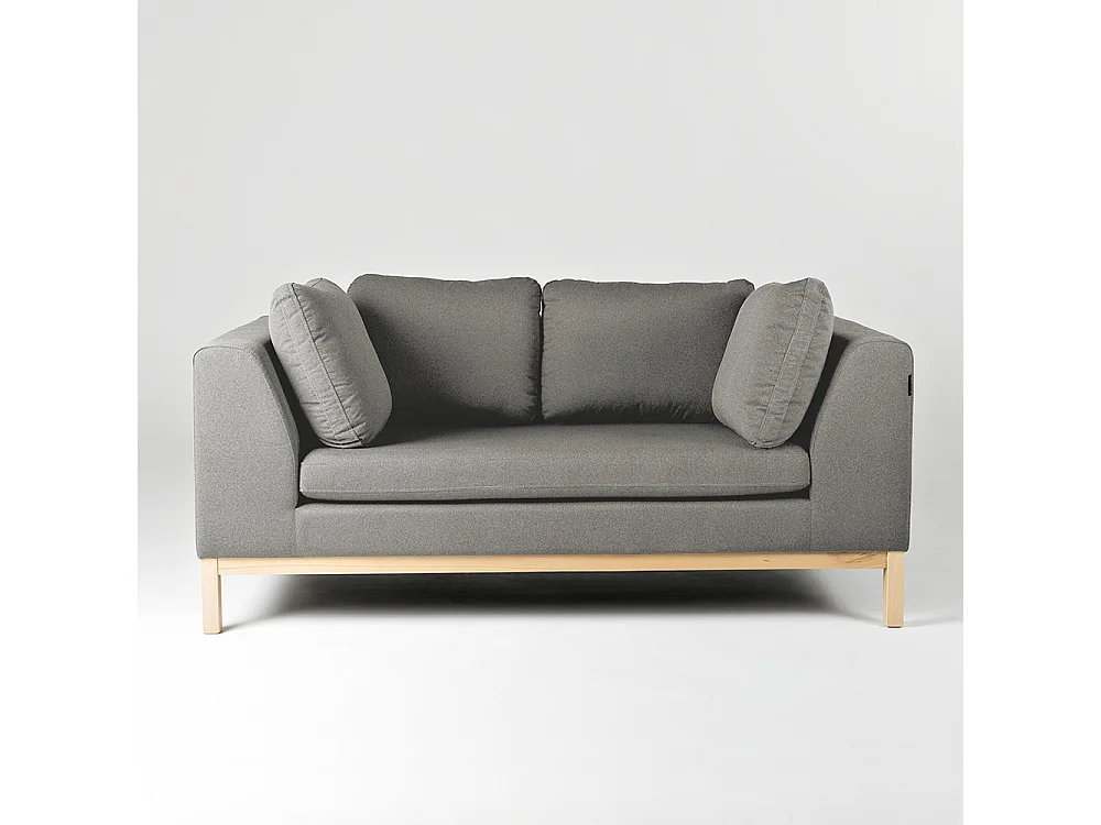 Slaapbank 98x171x67 cm Grijs ambient hout kwarc ml84