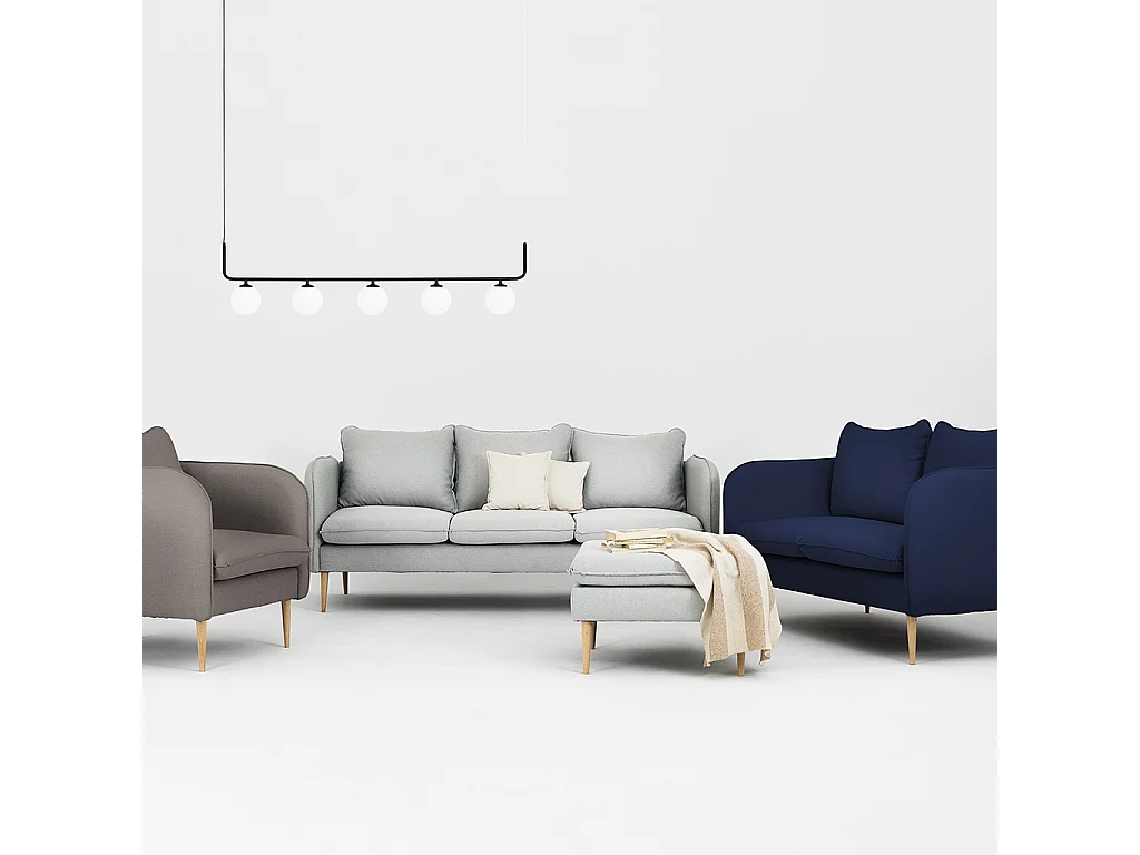 Sofa 0,89x1,45x0,9 m Tinte edles Holz