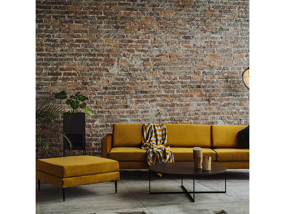 Canapé 0,88x1,8x0,82 m fruit de la passion vergan