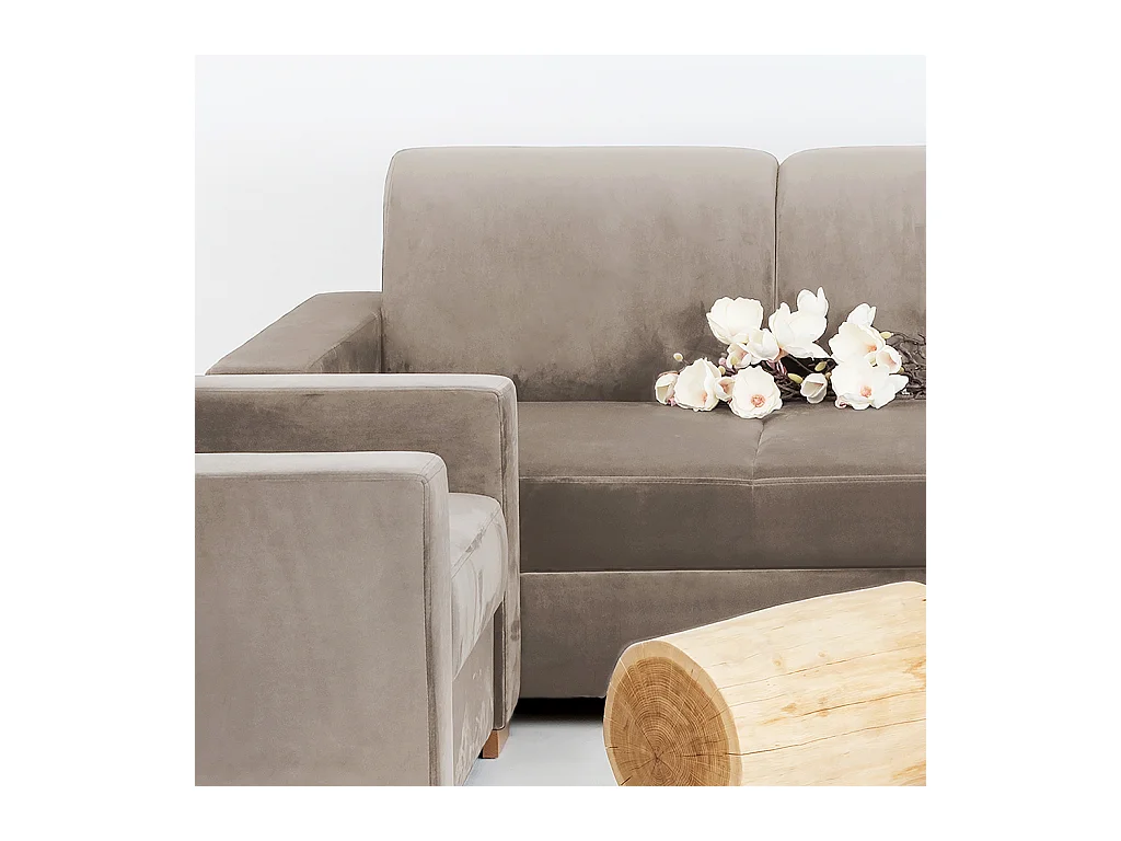 Sofa 0,95x1,65x0,82 m Beige stabil