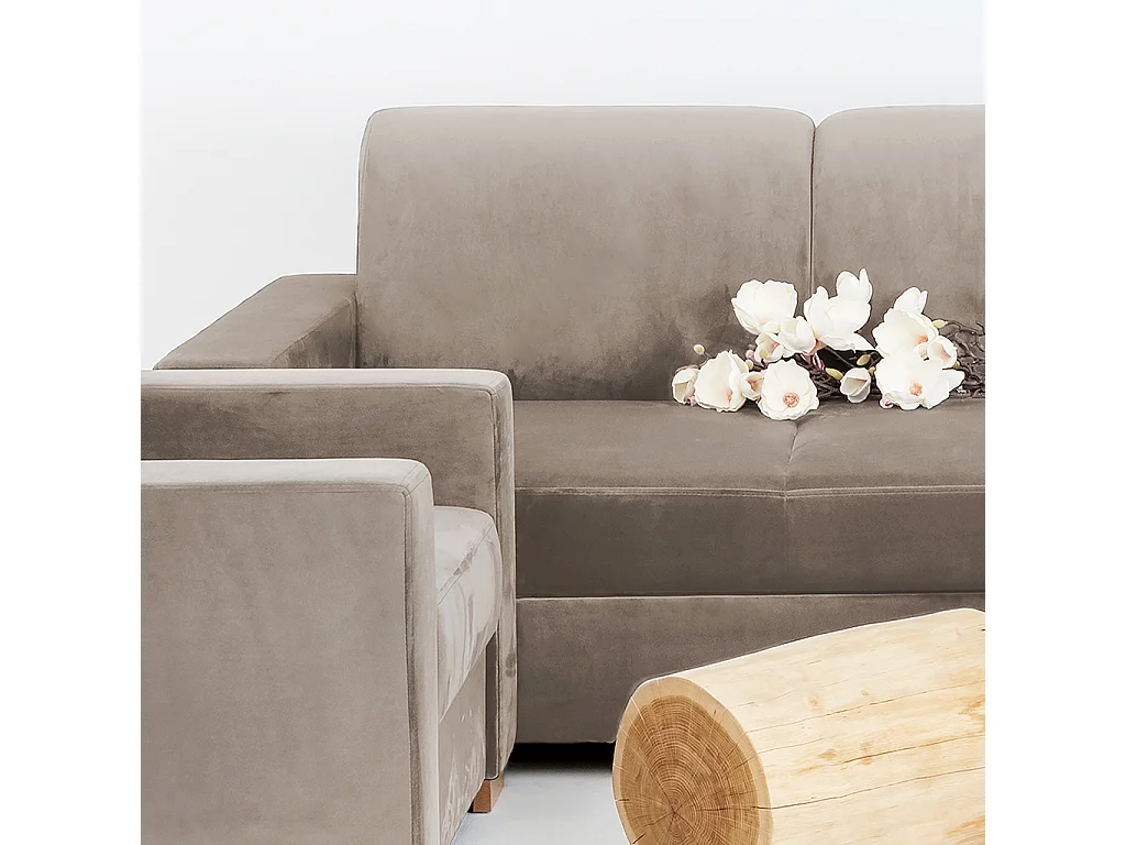 Sofa 0,95x1,65x0,82 m Beige stabil