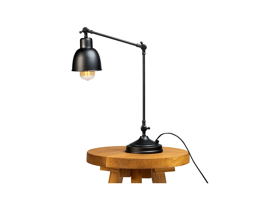 Schreibtischlampe 0,15x0,45 m schwarz Freja