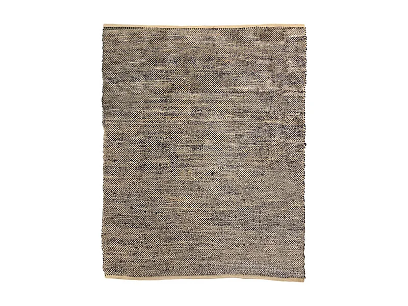 Tapis 160 x 230 cm bleu en jute fibre tressée naturelle - ALADIN 6873