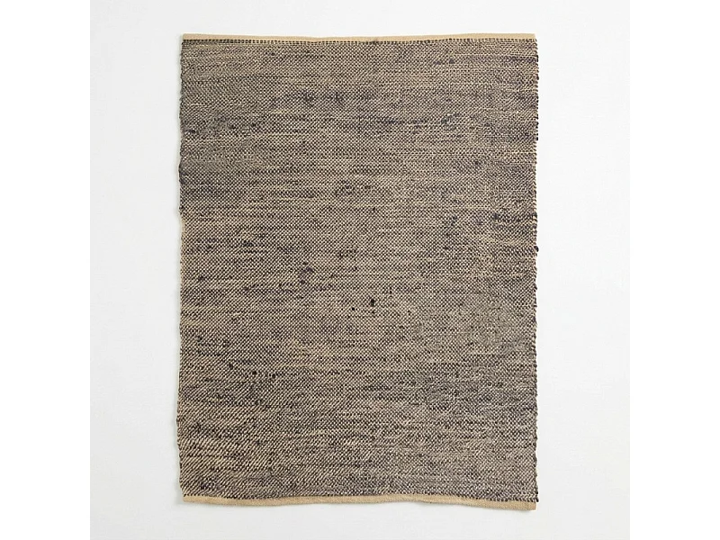 Tapis 160 x 230 cm bleu en jute fibre tressée naturelle - ALADIN 6873