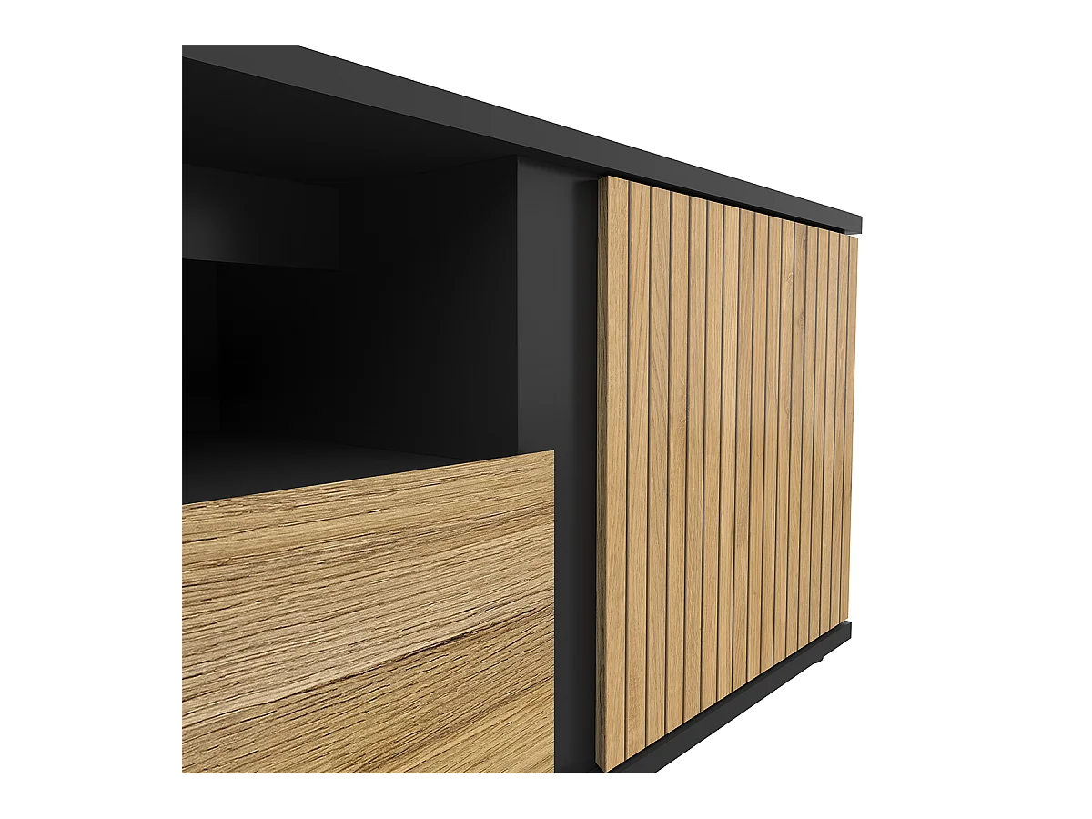 Mobile TV 1 anta 1 cassetto Pia marrone 155cm