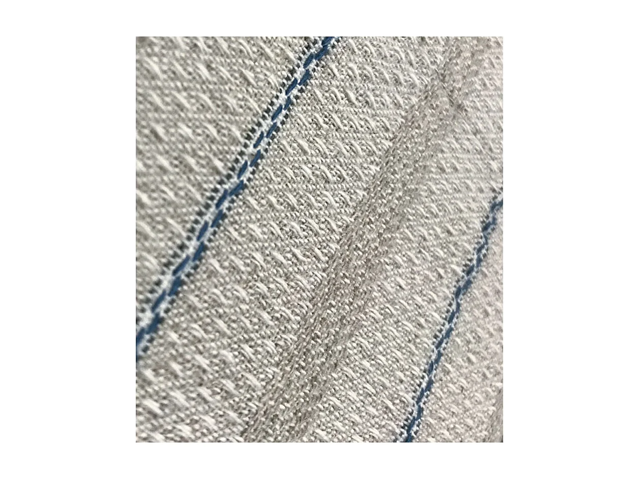 Nappe 170x250 motifs rayures bleu figuerolles - PARDIGON 4463