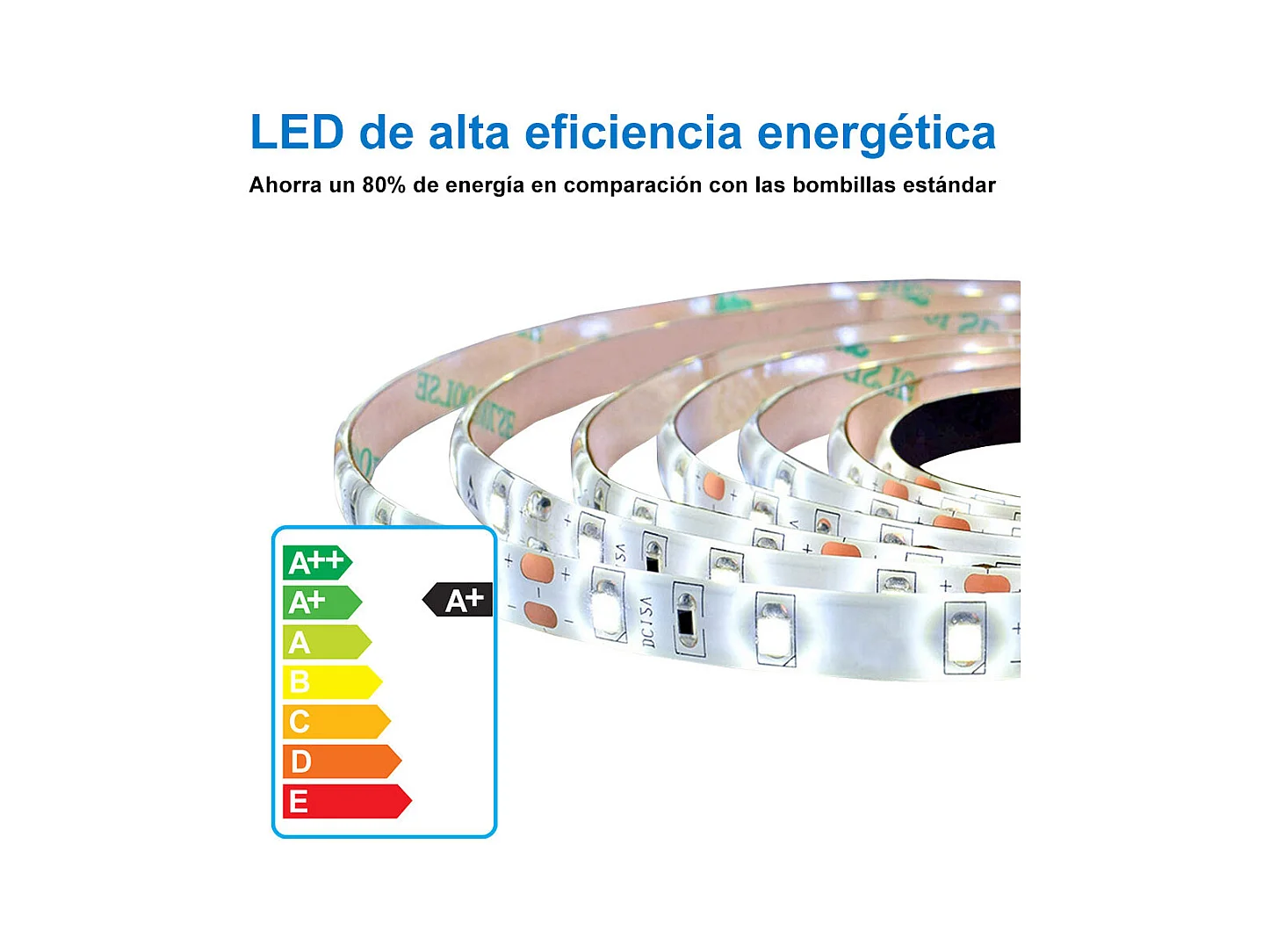 Espejo de baño con Led,100 x 80 cm, luz blanca, rectangular, Con función antivaho, memoria agapada, brillo ajustable.