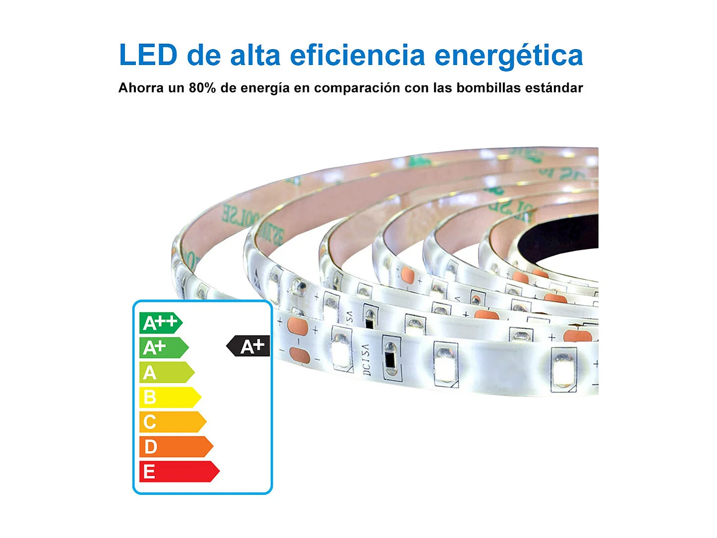 AICA Espejo de baño con luz LED,100 x 60 cm,luz led+ antivaho+ brillo ajustable+ función de menmoria agapada