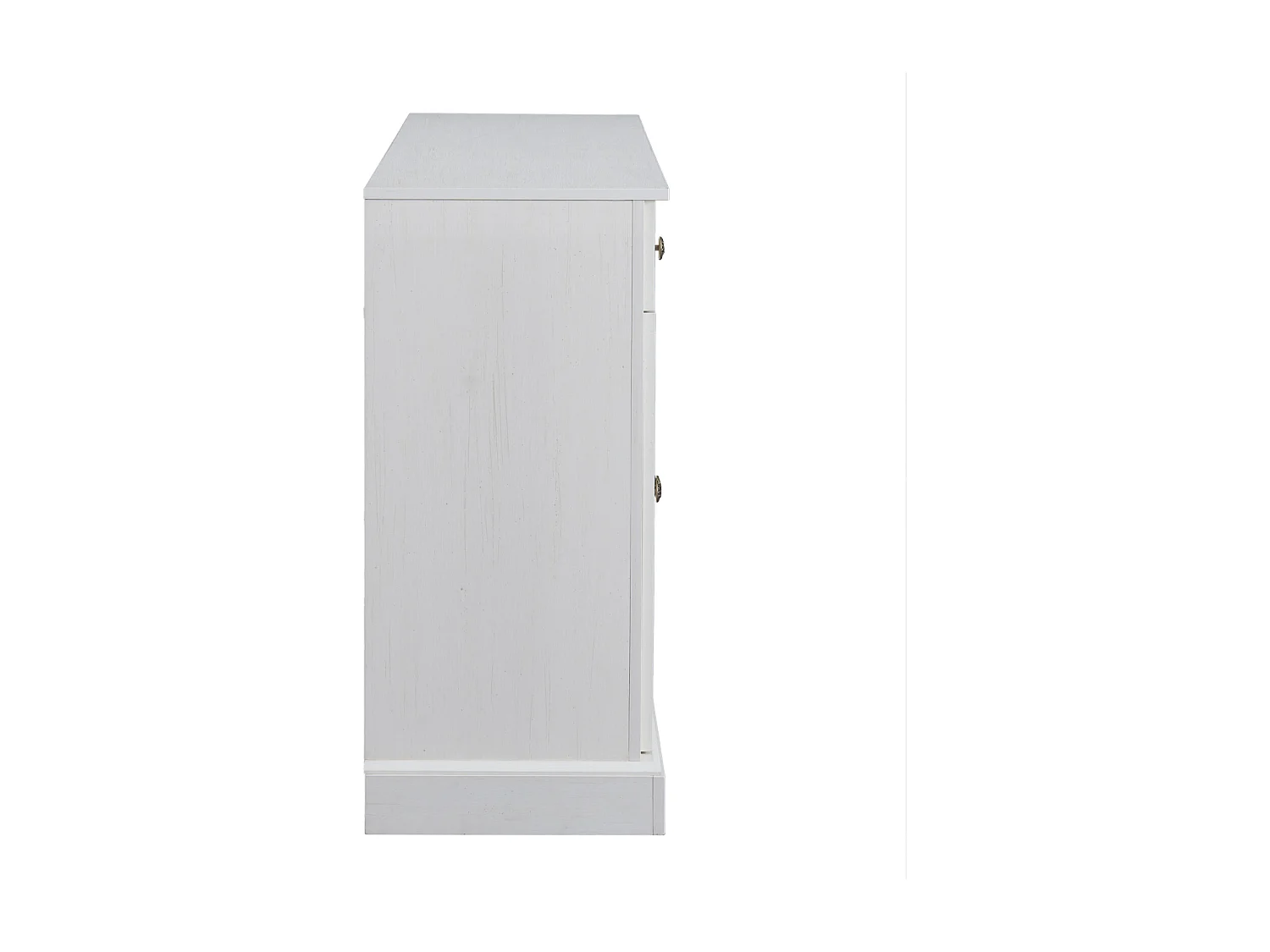 Buffet 4 portes 2 tiroirs, style moderne, 150x86x40 cm, pour salon et salle à manger, blanc