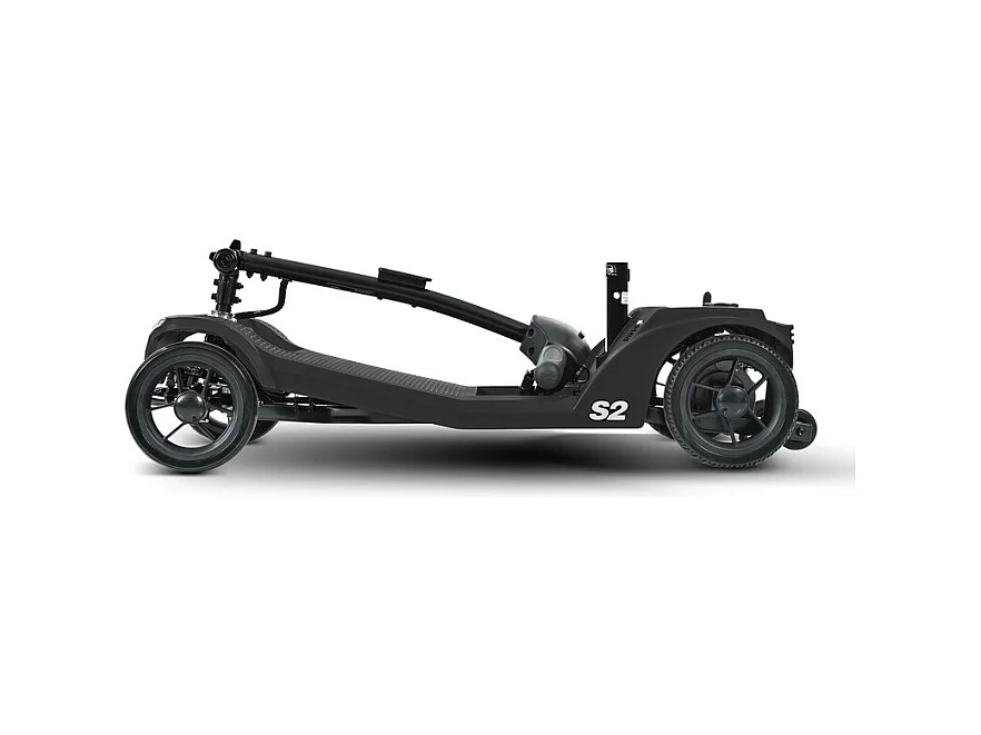Scooter Movilidad Plegable 250W, LED/USB, 15KM Autonomía, Altura Ajustable, 136KG, Negro