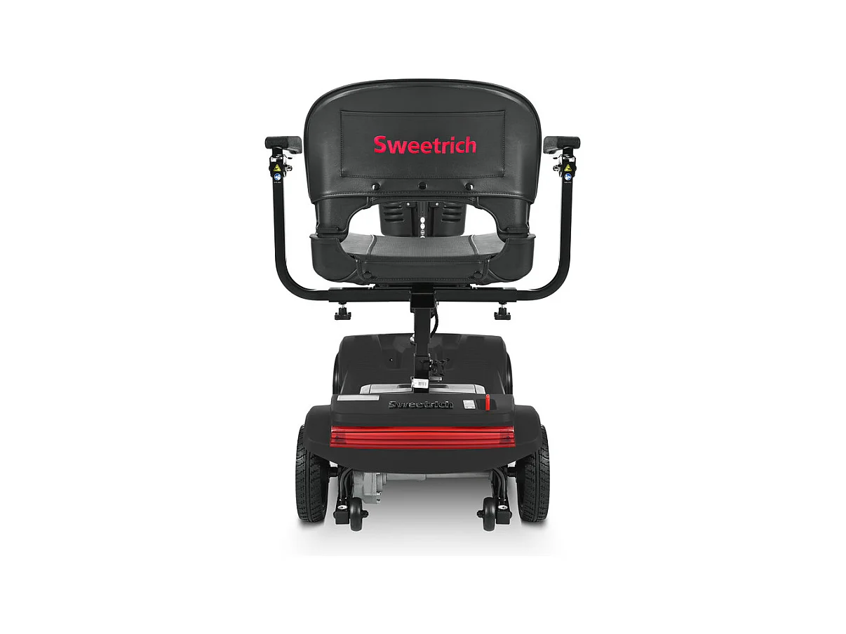 Scooter Movilidad Plegable 250W, LED/USB, 15KM Autonomía, Altura Ajustable, 136KG, Negro