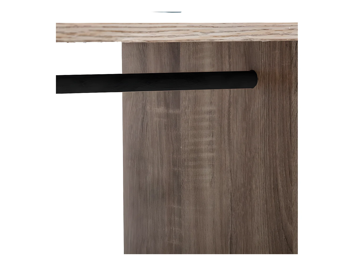 Armoire penderie en bois coloris naturel - longueur 78 x Profondeur 48 x Hauteur 109 cm