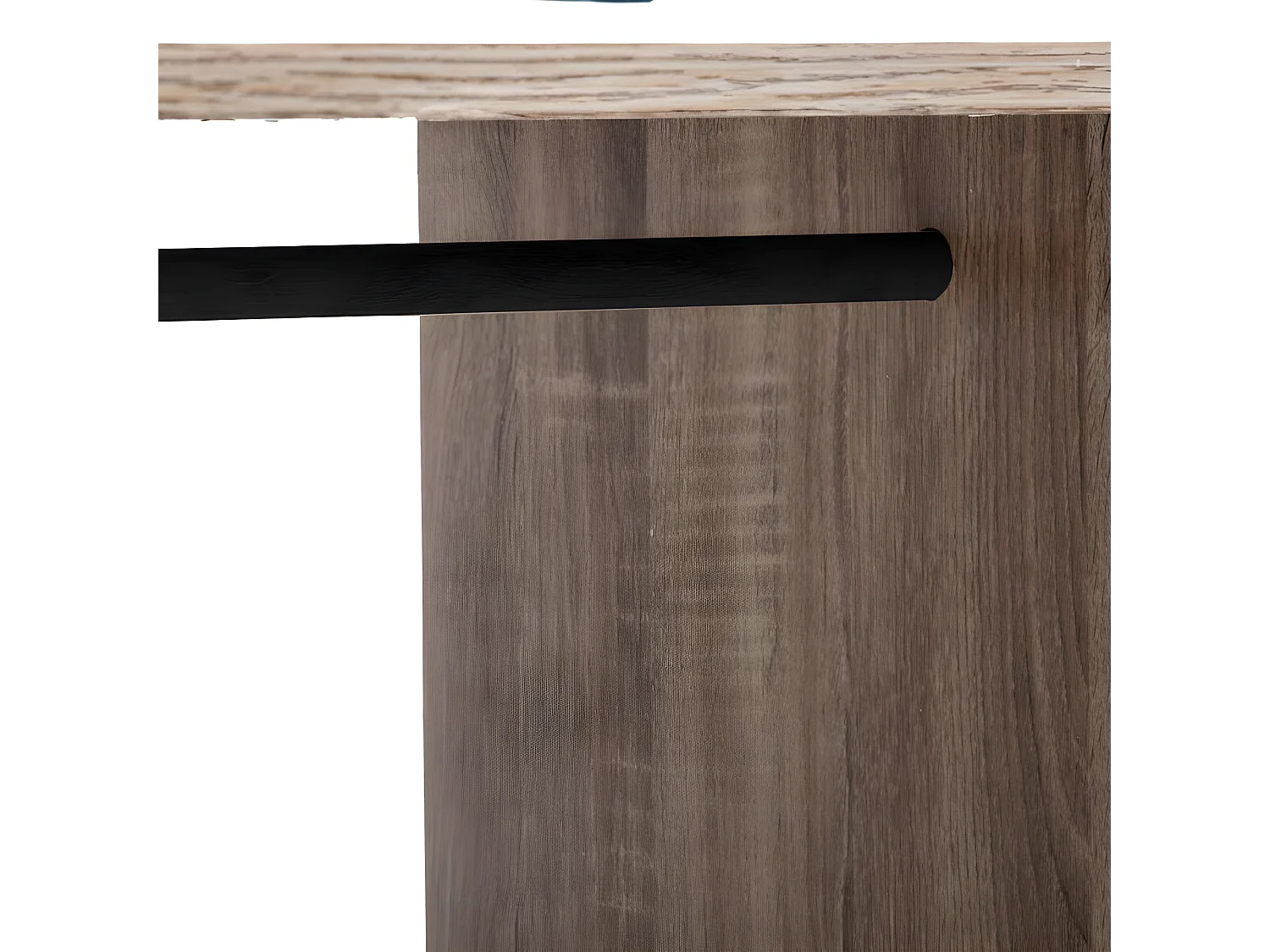 Armoire penderie en bois coloris naturel - longueur 78 x Profondeur 48 x Hauteur 109 cm