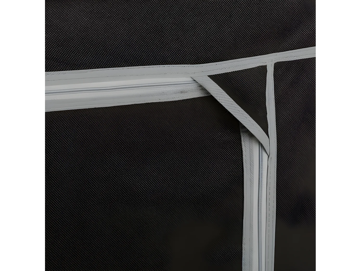 Armoire de rangement avec 1 penderie non tissé coloris noir - Longueur 70 x Profondeur 46 x Hauteur 148 cm