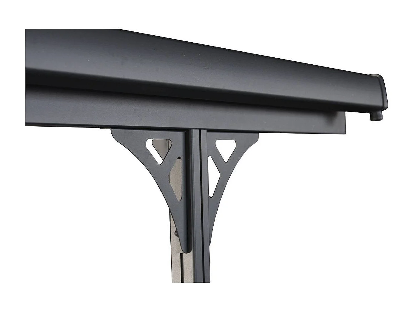 Carport "Denver"- 5.02 x 3.13 x 2.05 m - Transparente/Negro