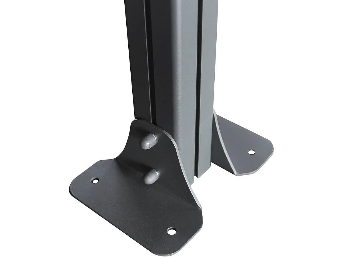 Carport tettoia per auto "Denver" - 5,02 x 3,13 x 2,05 m - Trasparente / Nero