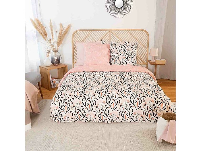 Housse de couette 240x260 cm + 2 taies d'oreiller 63x63 cm Satin de