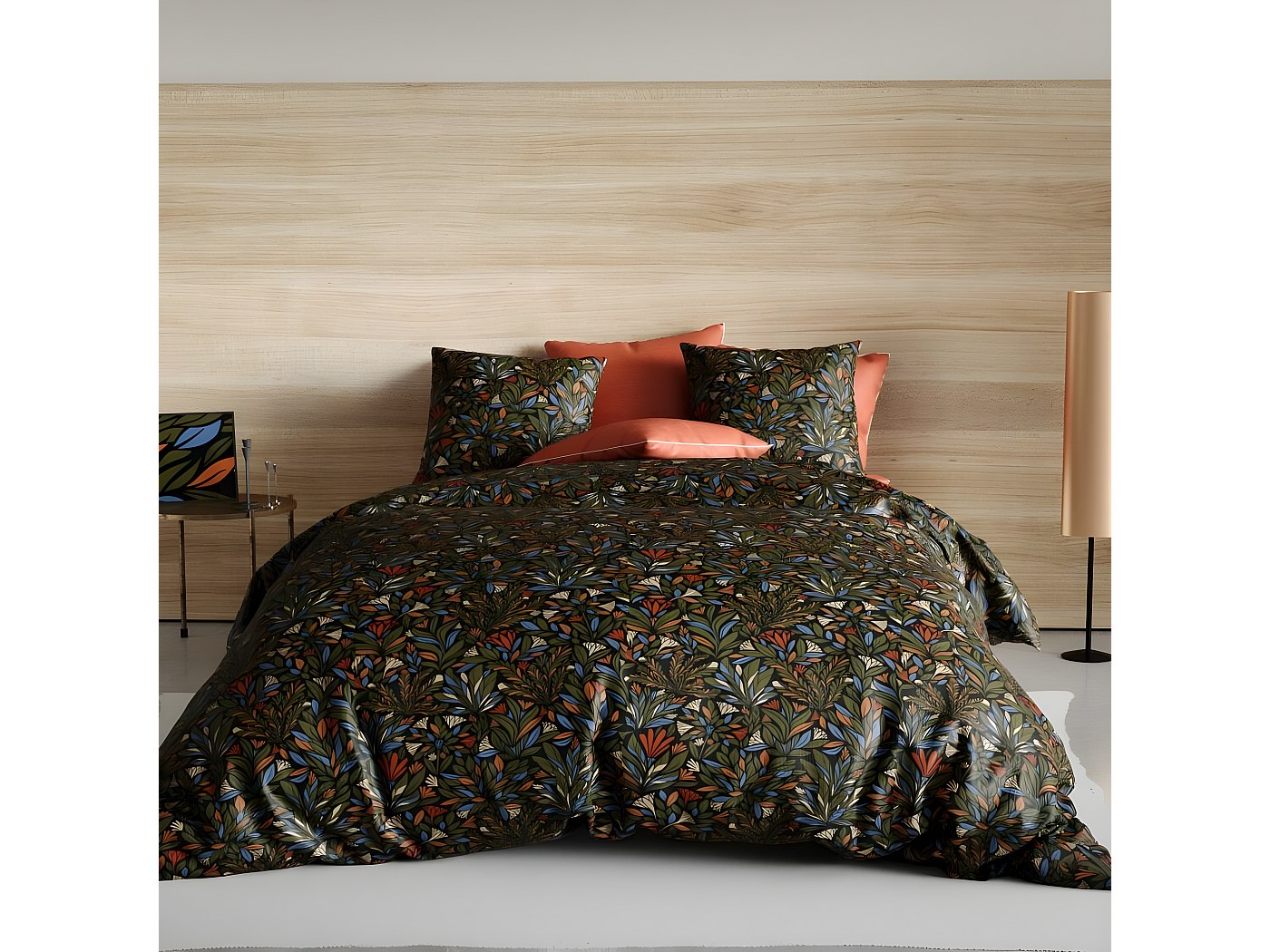 Housse de couette réversible 240x260 cm + 2 taies d'oreiller 63x63 cm