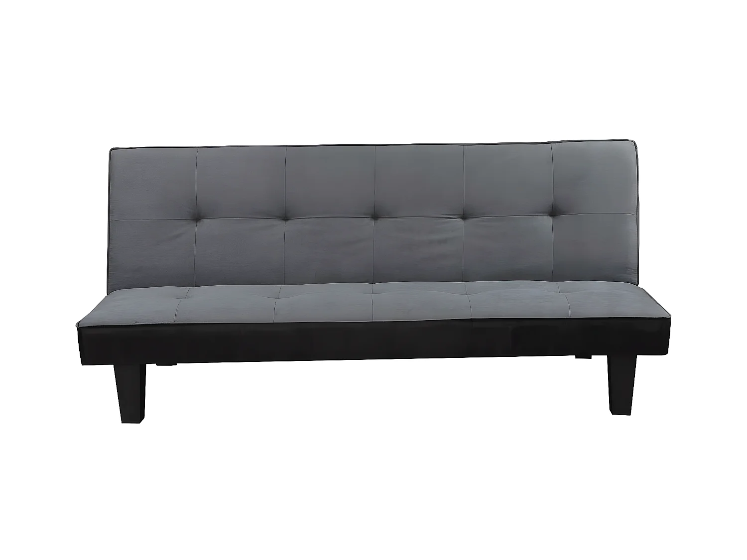 Sofá cama "John" - 3 lugares - microfibra - Cinzo