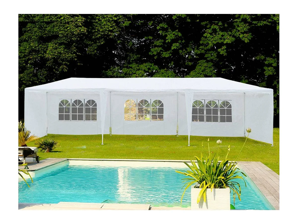 Tente de réception "Carolina" en polyéthylène - 3 x 9 m