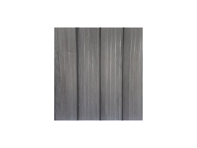 Casetta da giardino in metallo - LEGNO VECCHIO - 2,4 m²