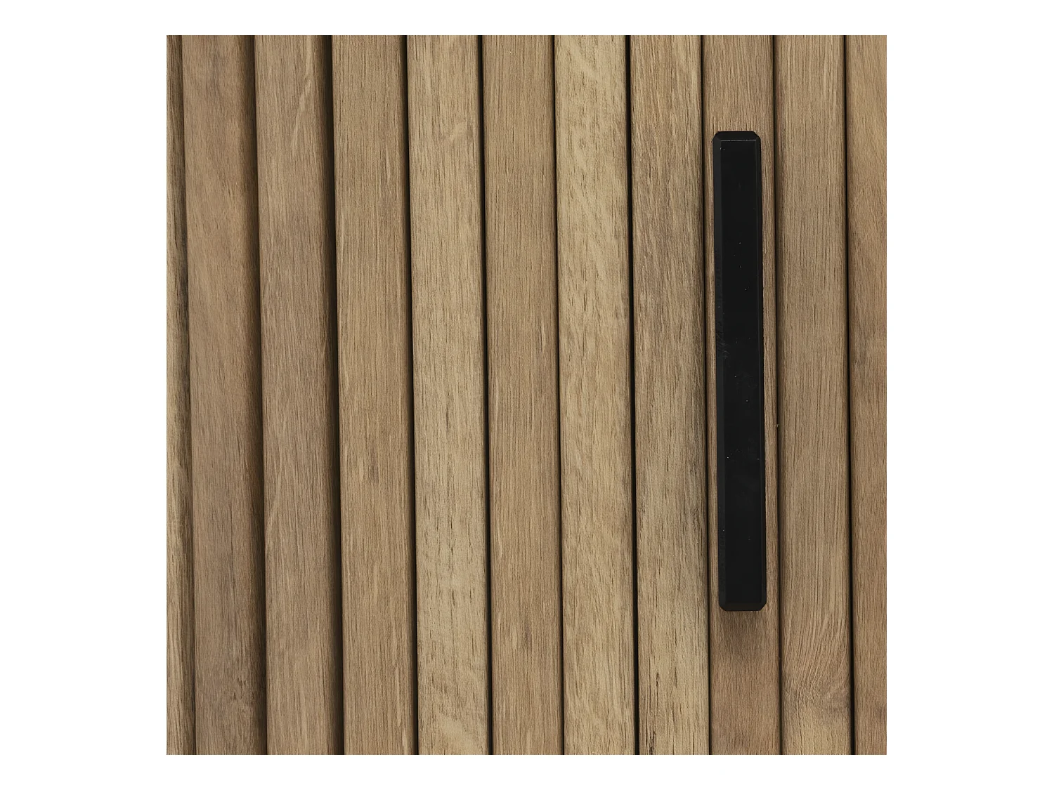 Bibliothèque en bois MDF naturel et acier coloris noir - Longueur 80 x Profondeur 39 x Hauteur 179,6 cm