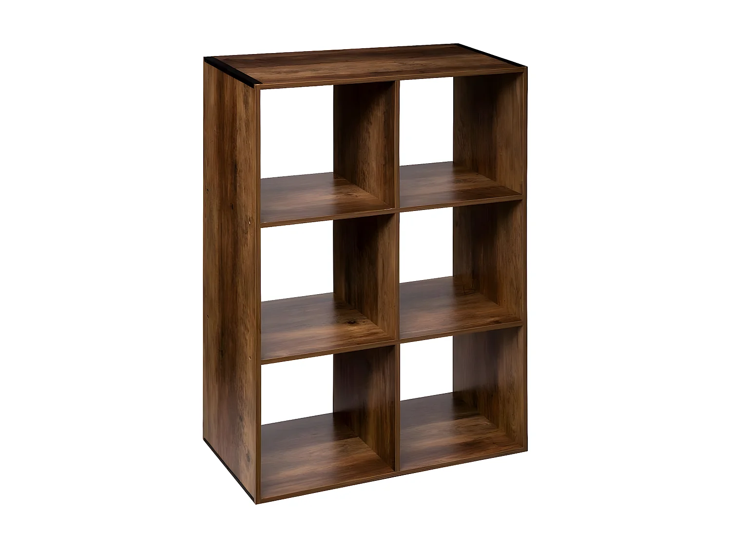 Étagère en bois coloris marron foncé - longueur 67 x Profondeur 32 x Hauteur 100 cm