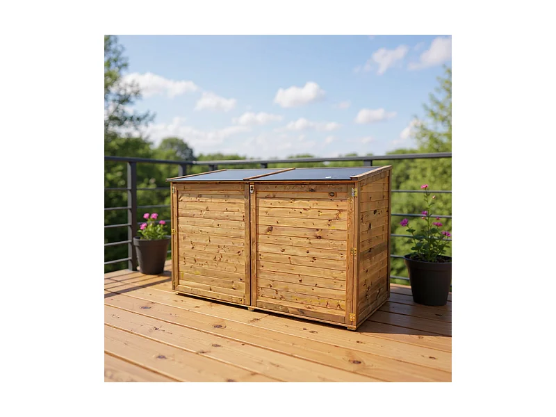 Cassa da giardino in legno - TROCADERO 2000L