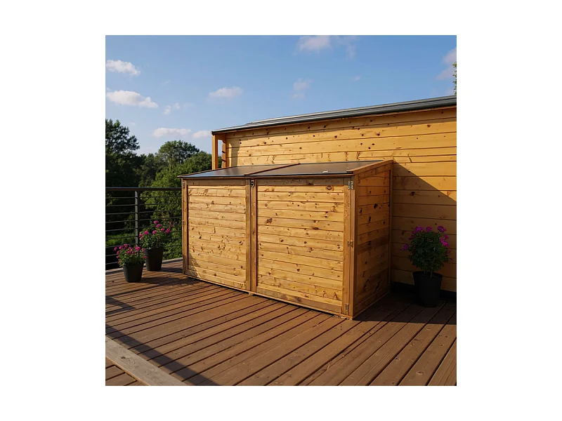 Cassa da giardino in legno - TROCADERO 2000L