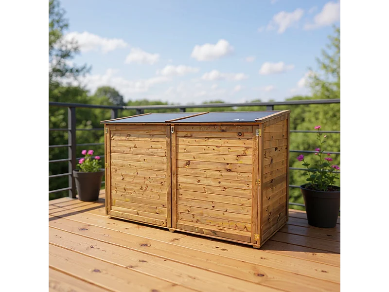 Cassa da giardino in legno - TROCADERO 2000L