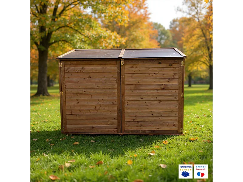 Cassa da giardino in legno - TROCADERO 2000L