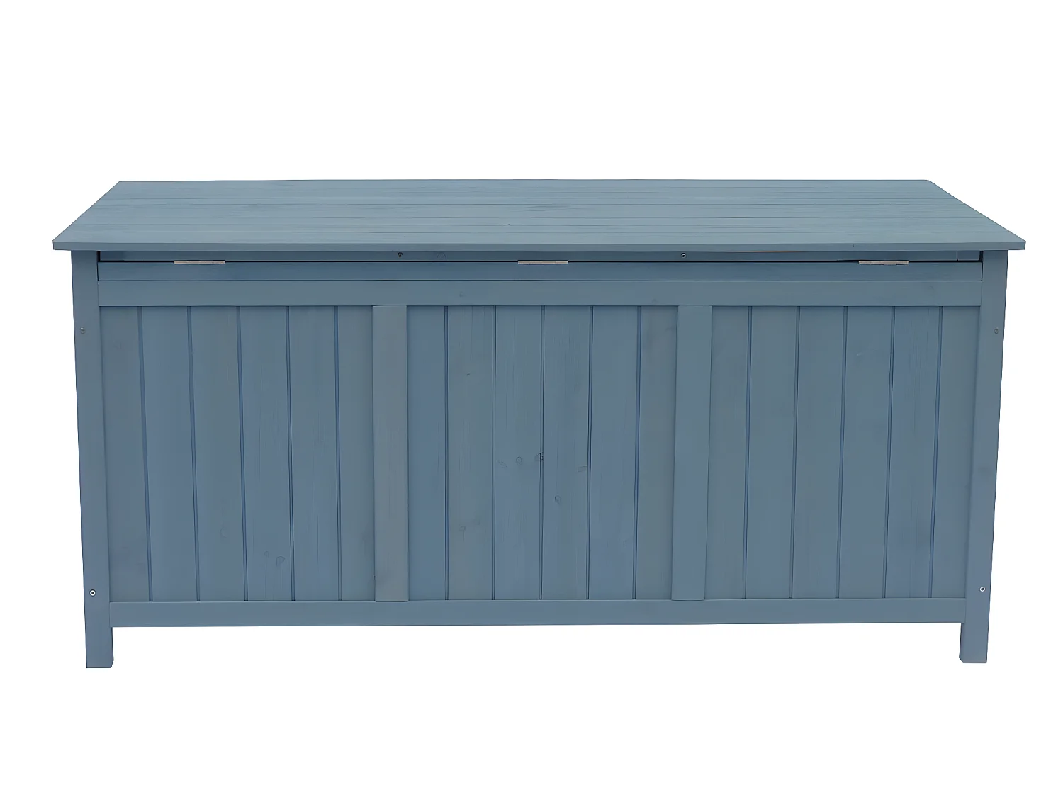 Coffre de jardin en bois "Macao" - 130 x 64 x 60 cm - Bleu ciel