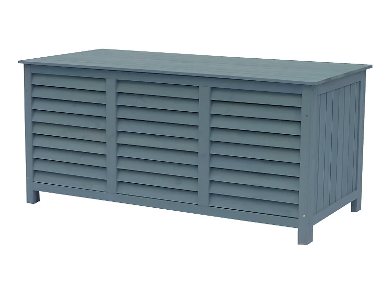 Opbergbox houten tuinkist "Macao" - 130 x 64 x 60 cm - Blauw hemelsblauw