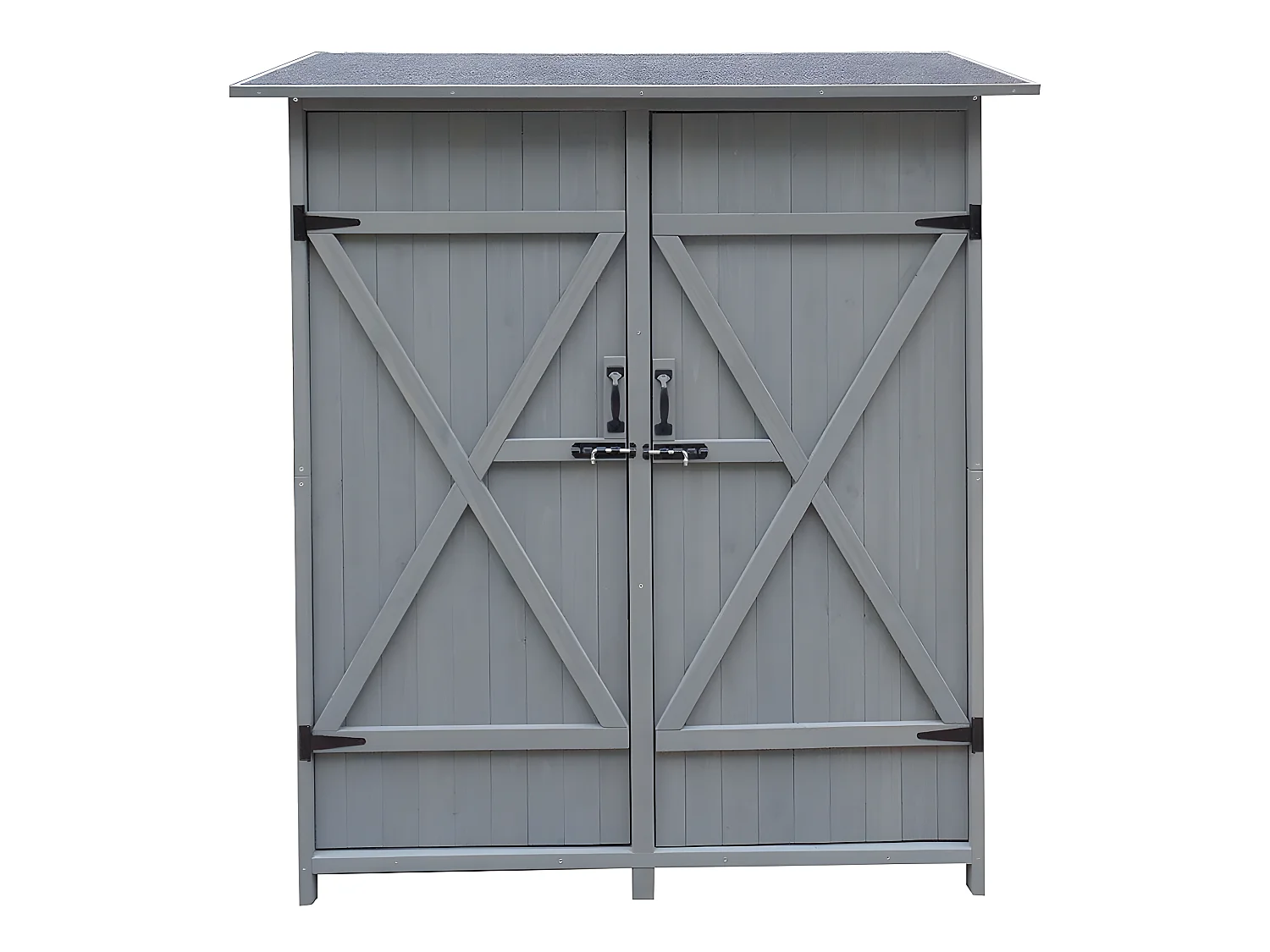 Armadio da giardino "Espacio" - 140 x 49 x 162 cm -  Antracite