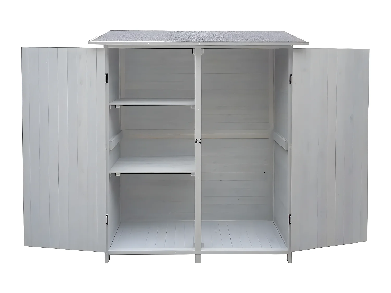 Armadio da giardino "Espacio" - 140 x 49 x 162 cm -  Antracite