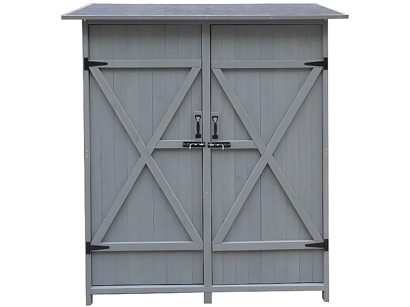 Armoire de jardin "Espacio" - 140 x 49 x 162 cm - Anthracite