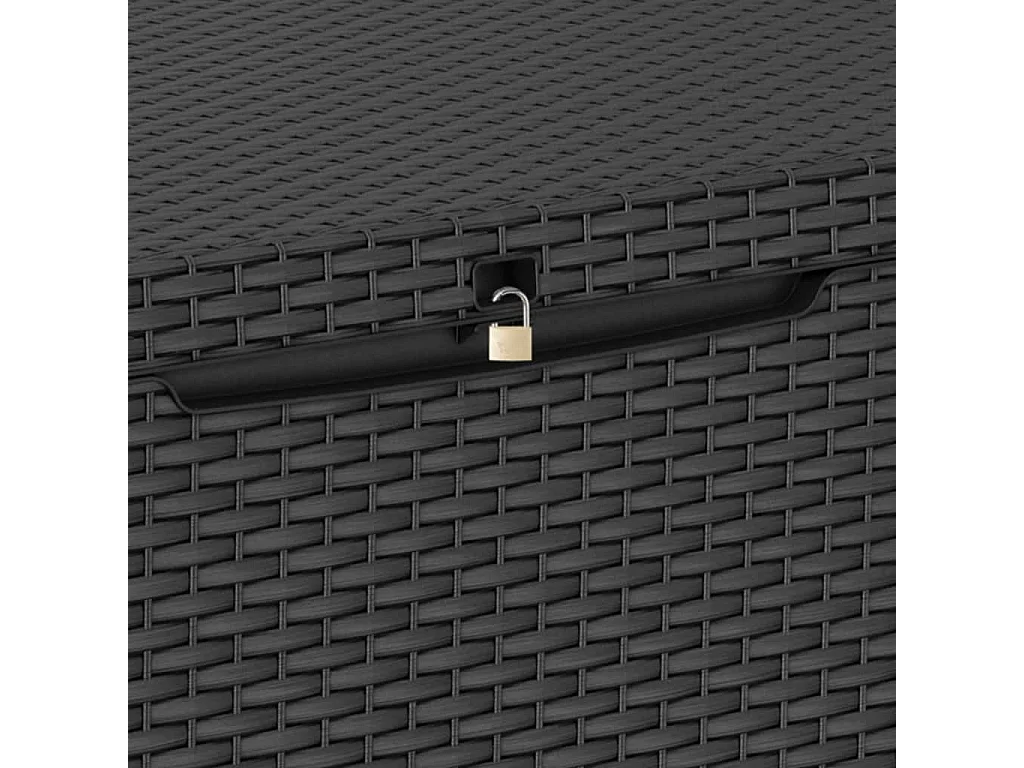 Boîte de rangement de jardin Capri 302 L Anthracite